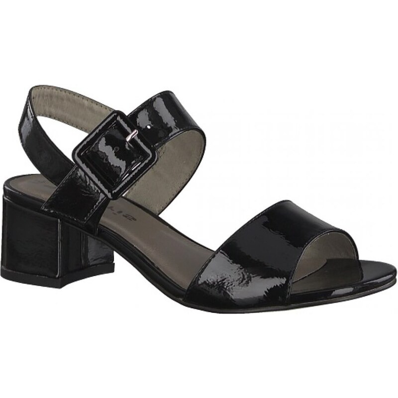 Tamaris Sandále 1-1-28211-22 018 BLACK PATENT 49372295