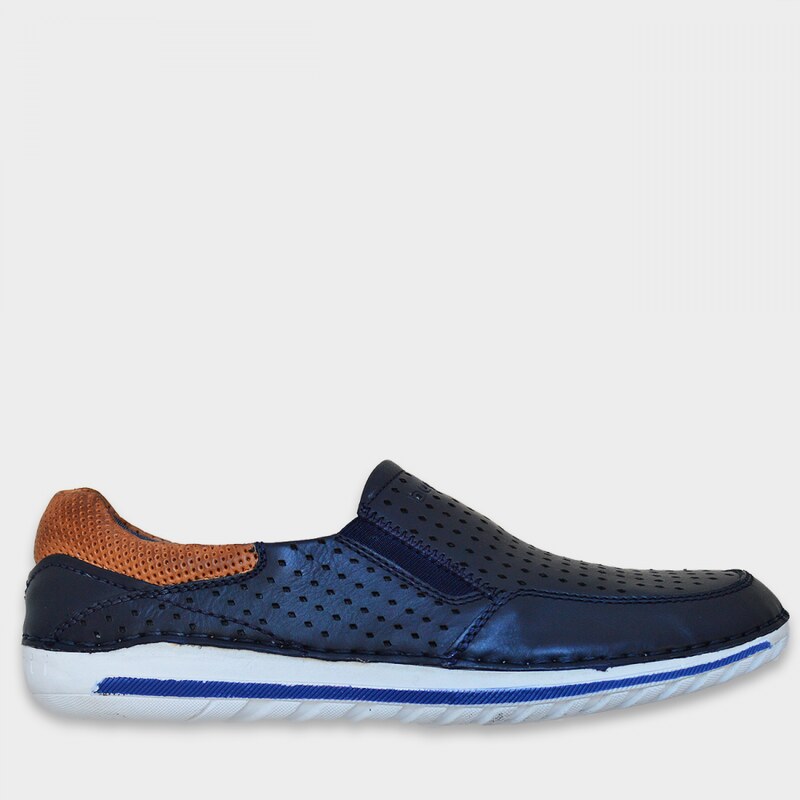 Pánske poltopánky BUGATTI 3217126110004100 DARK BLUE 49372267