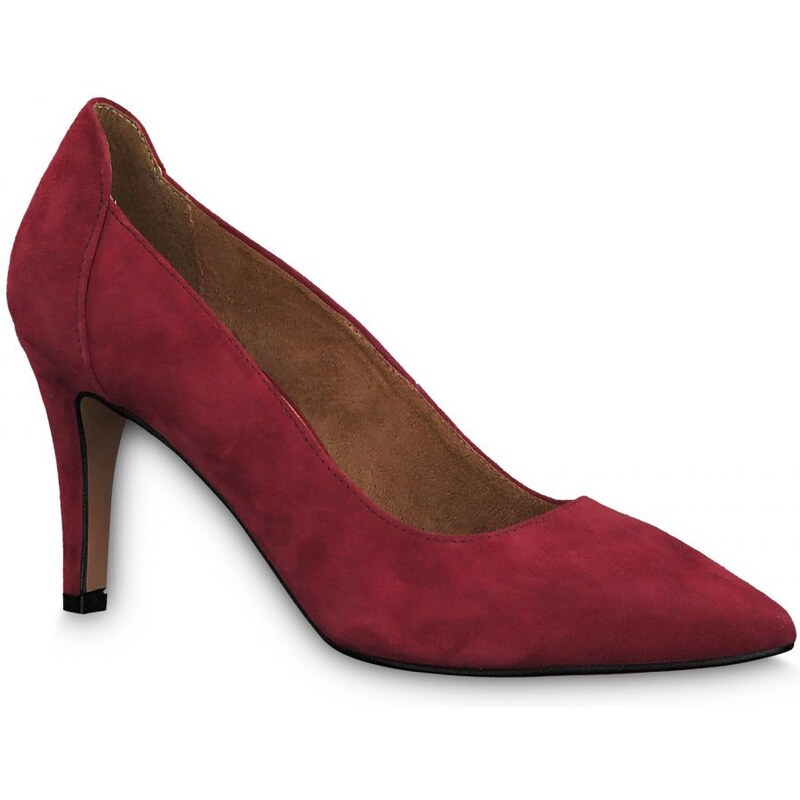 Tamaris Lodičky 1-1-22445-23 553 BORDEAUX SUEDE 49372349