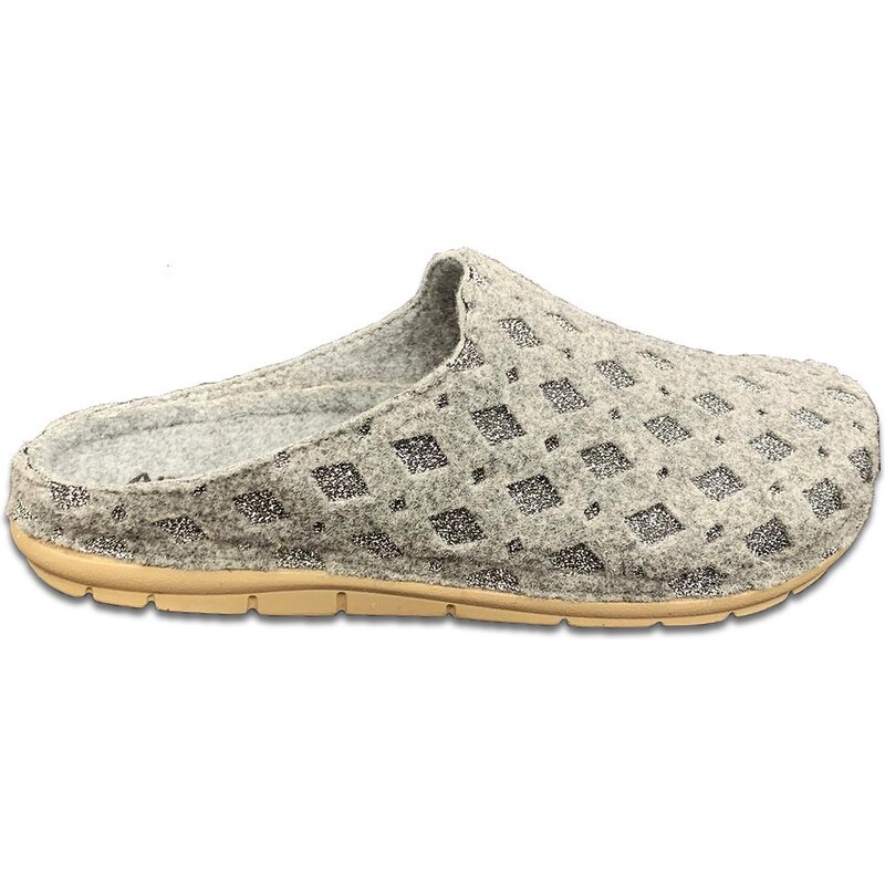 GLS Domáce papuče SMB-8 GREY/SILVER 49372591