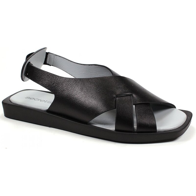 Secretshoes Dámske sandále RC548-128-1649 ČIERNA 49372761