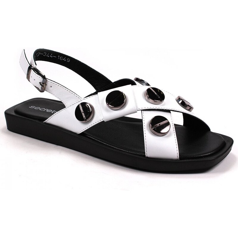 Secretshoes Dámske sandále RC617-344-1649 BIELA 49372767