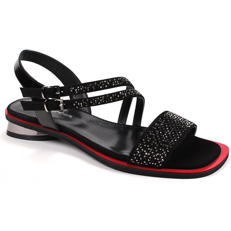 Secretshoes Dámske sandále TT11811/501-401 ČIERNA 49372748