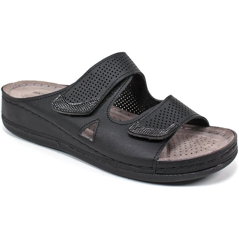 Secretshoes COMFORT Komfortné kožené šľapky 49373302