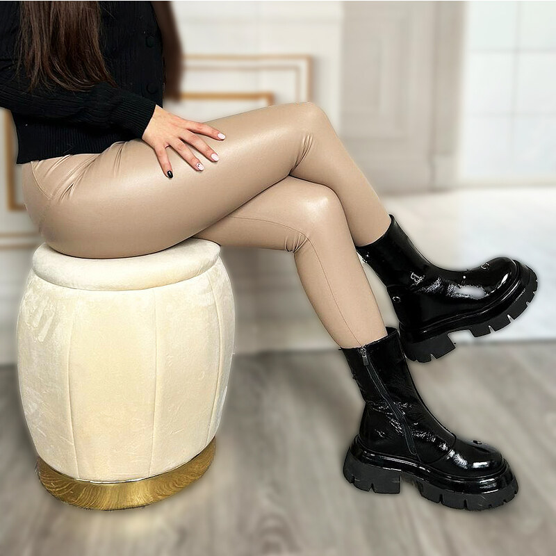 GLS Zateplené legíny béžové 49373445