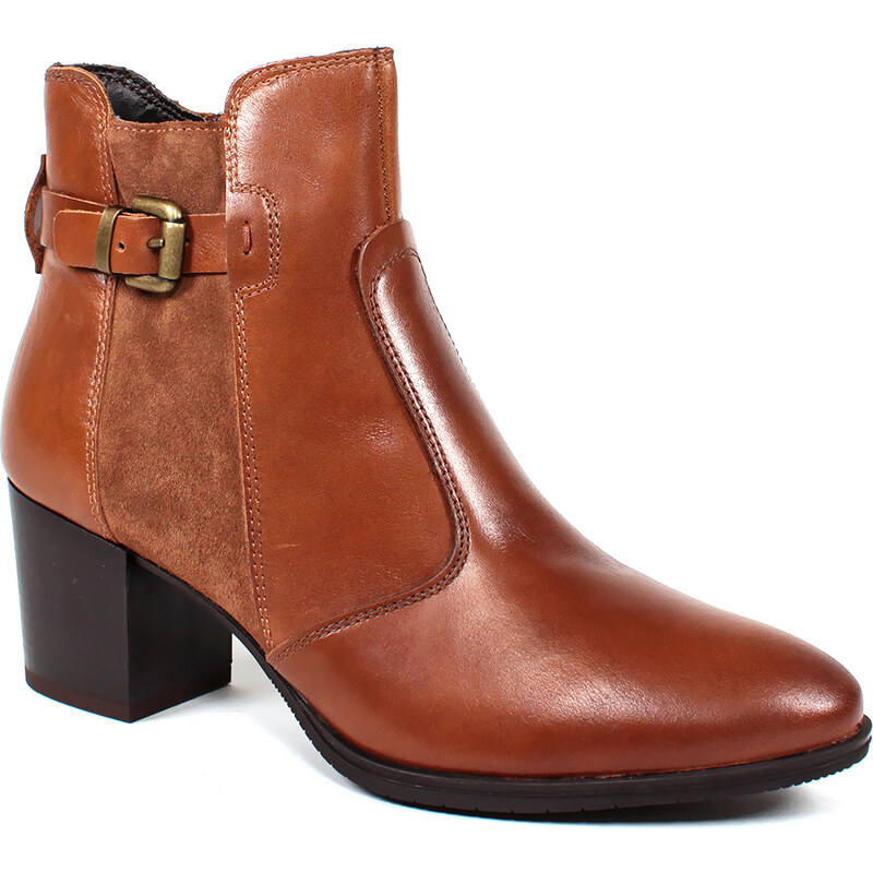 GLS Dámska kožená členková obuv 49373519