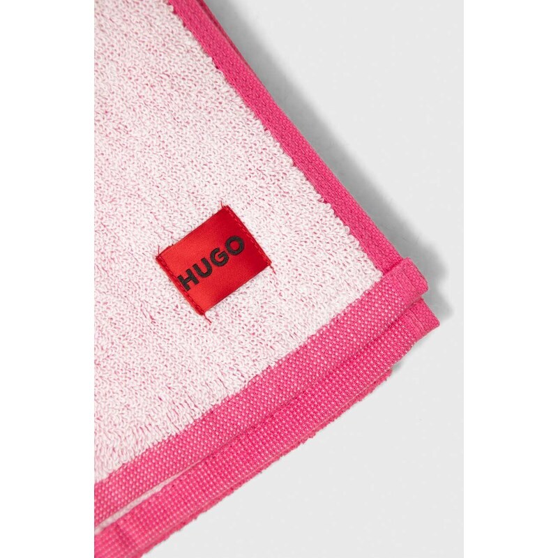 Bavlnený uterák HUGO červená farba, 50492415