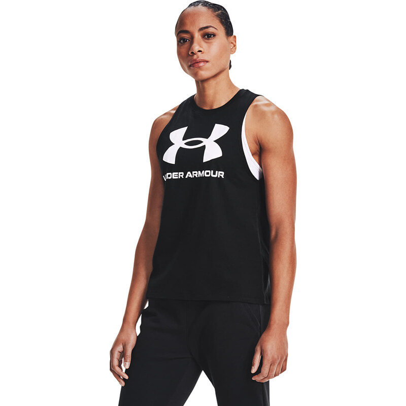 Under Armour W Live Sportstyle Tank Black S 49383570