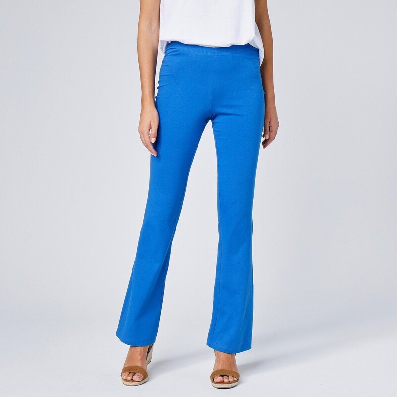 Bootcut legíny s pružným pásom tmavomodrá 052 Blancheporte 48079513