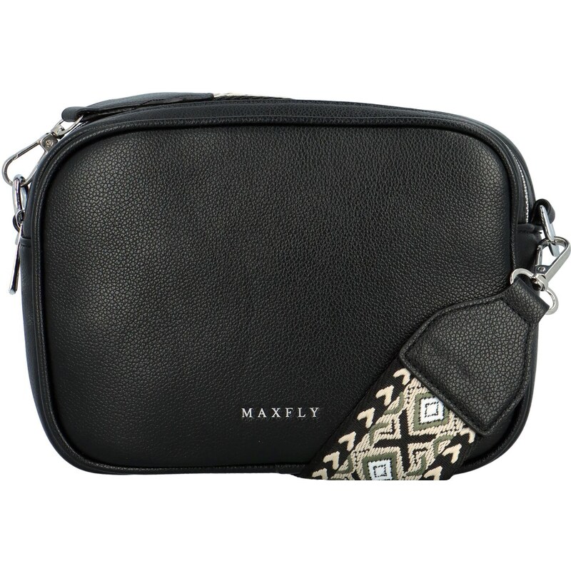 Dámska crossbody čierna - MaxFly Jerissa čierna 49384399