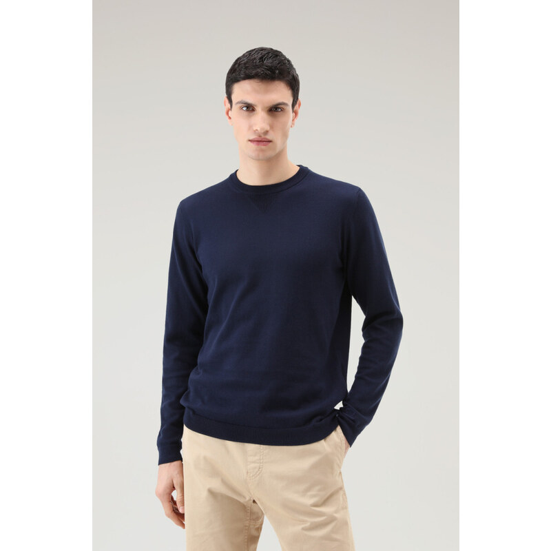 SVETER WOOLRICH LOGO CREWNECK 58130321
