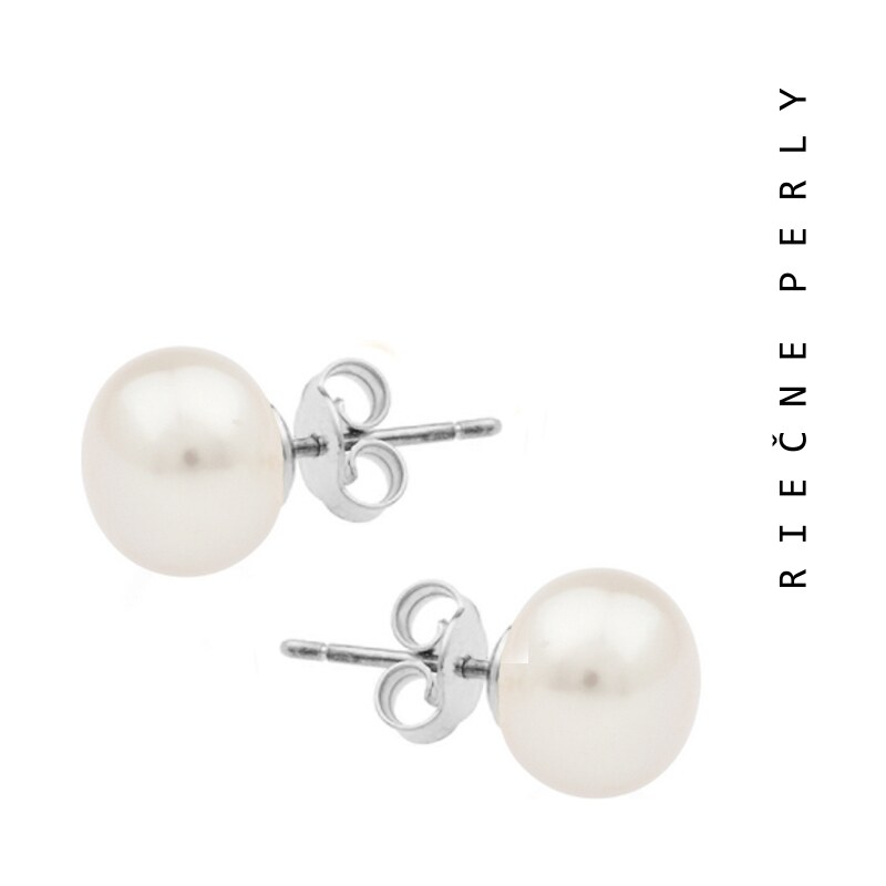 Taboo náušnice Atlantis, prírodné, riečne, biele perly tba116 49401272