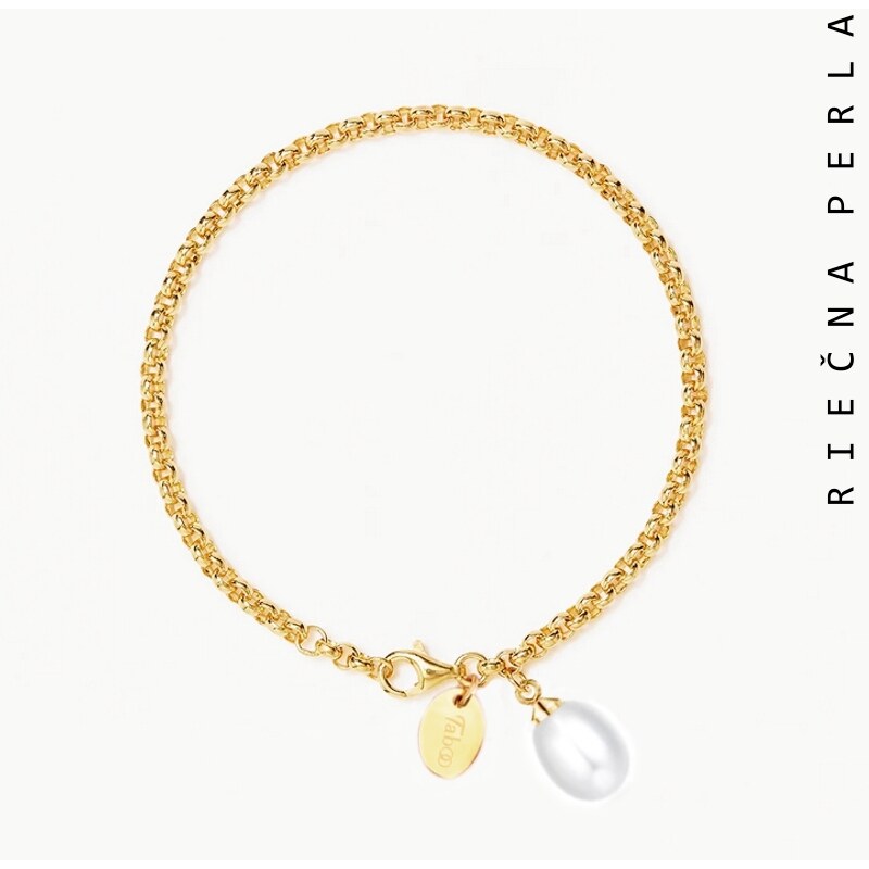 Taboo jemný náramok Atlantis, prírodná, biela perla tba121 49401277