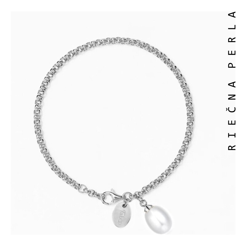 Taboo jemný náramok Atlantis, prírodná, biela perla tba122 49401278