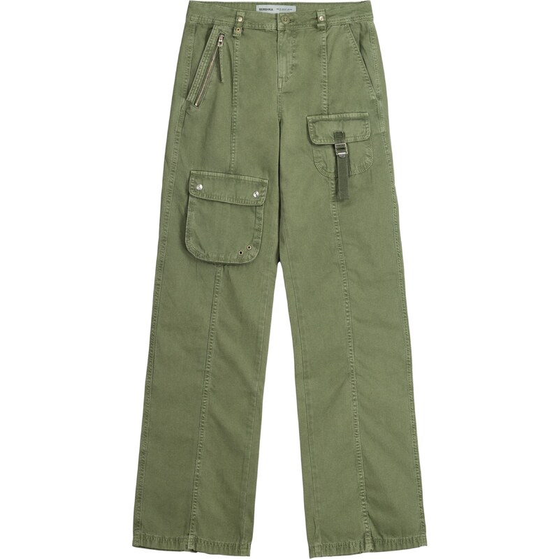 Bershka Kapsáče kaki 49856672