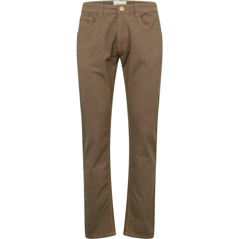 BLEND Nohavice Edford hnedá melírovaná 54306942