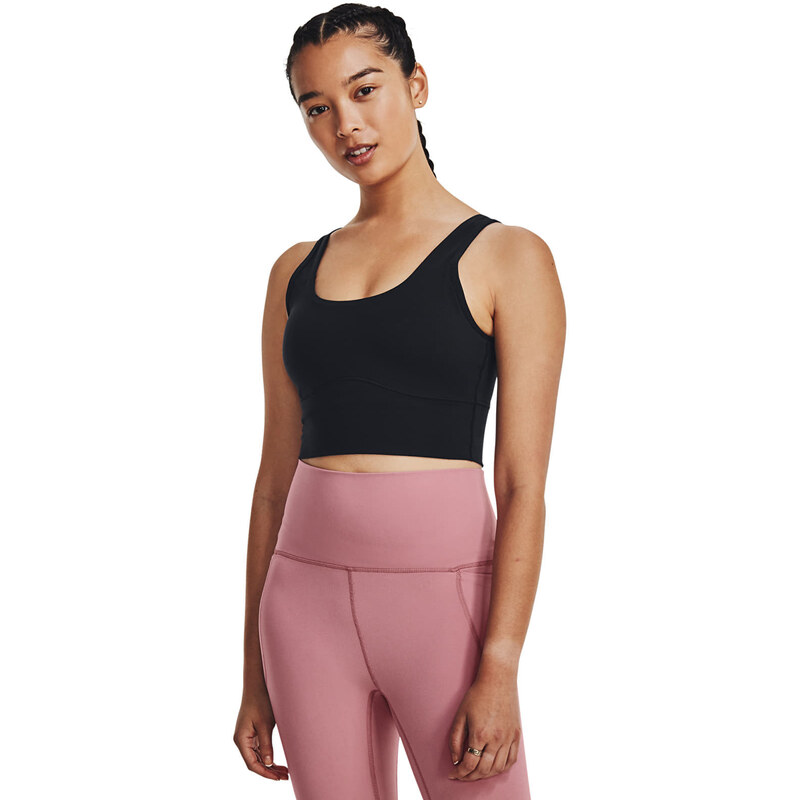 Under Armour Meridian Fitted Crop Tank Black M 49430714
