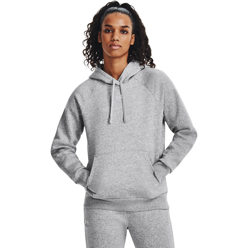Mikina Under Armour Rival Fleece Hoodie Mod Gray Light Heather XL 49430719