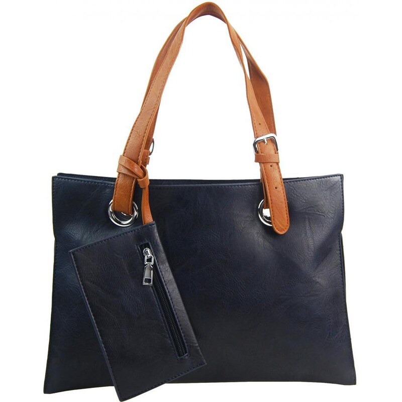 INT. COMPANY Moderná dámska kabelka cez rameno tmavo modrá 49430607