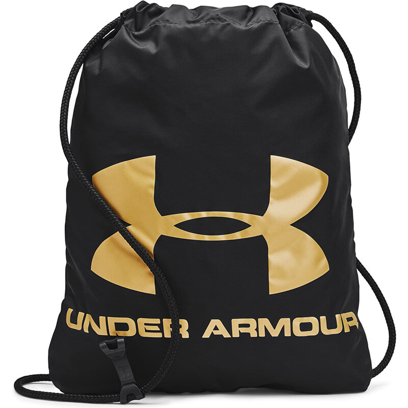 Batoh Under Armour Ozsee Sackpack Black/ Metallic Gold Universal 63329562