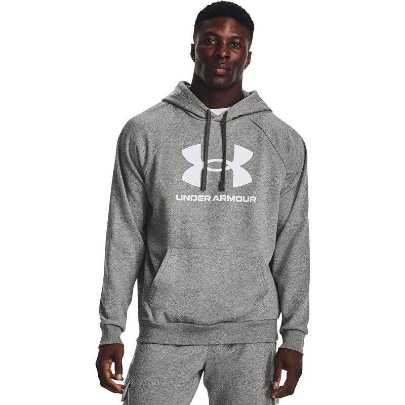Mikina Under Armour Rival Fleece Logo Hd Castlerock Light Heather XL 49434294