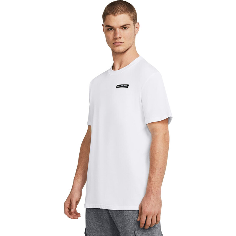 Tričko Under Armour Hw Armour Label Ss White 100 M 49434341