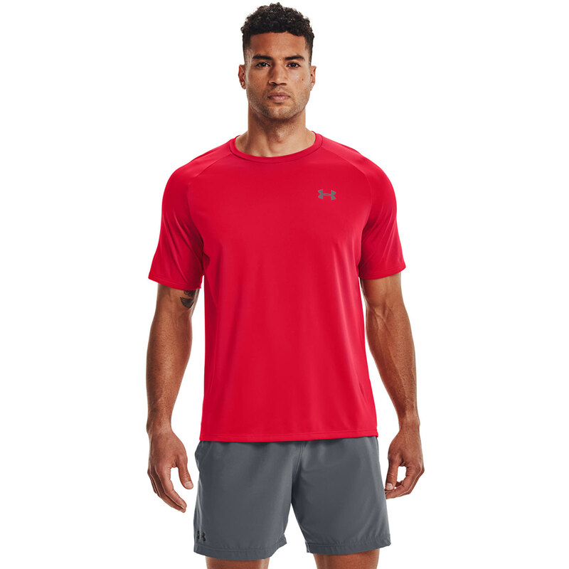 Tričko Under Armour Tech 2.0 SS Tee Red/ Graphite S 49434283