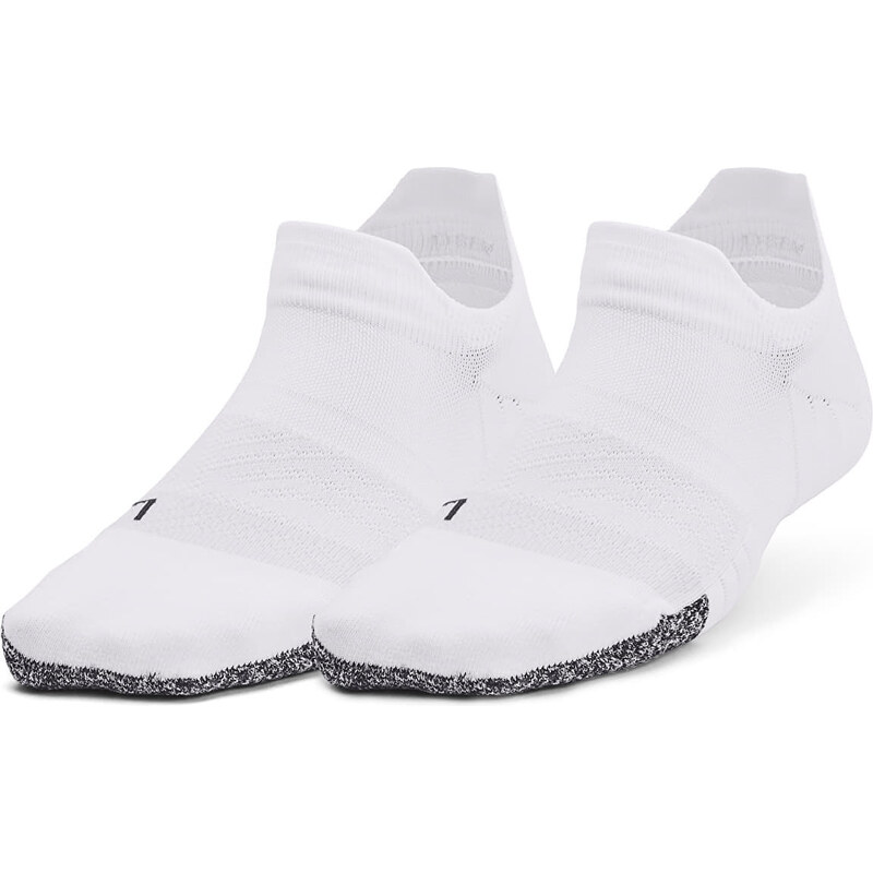Under Armour Breathe 2 No Show Tab 2Pk White Universal 49434297