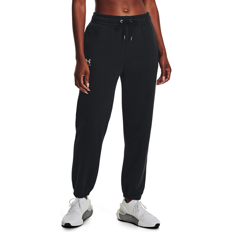 Kalhoty Under Armour Icon Fleece Jogger Black/ White L 49434324
