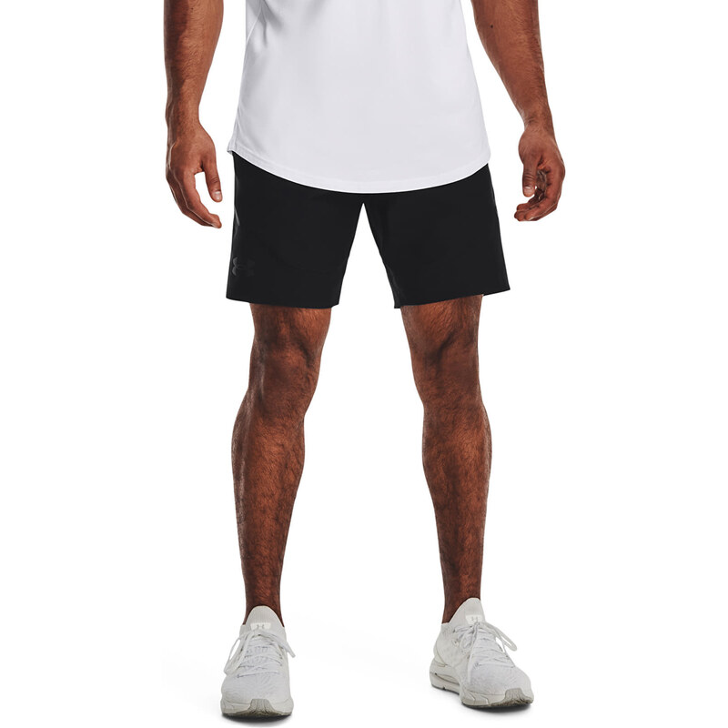 Šortky Under Armour Unstoppable Shorts Black/ White XXXL 49434322