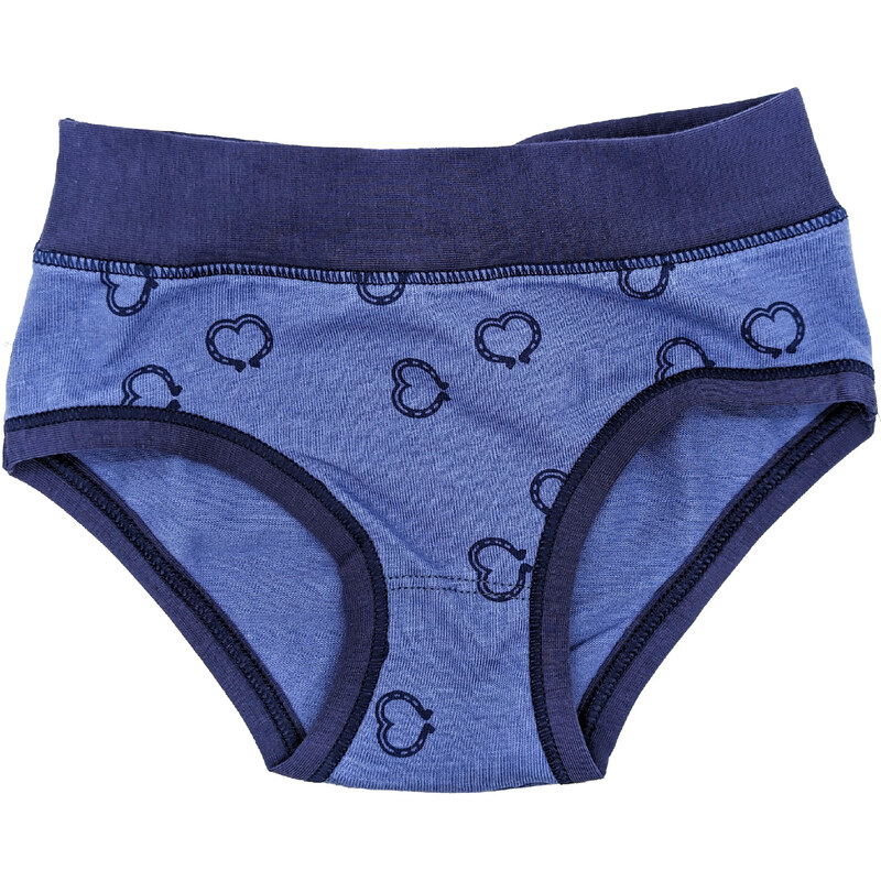 Dievčenské nohavičky Rio | Pleas | modrá love | 181385-800 49434574