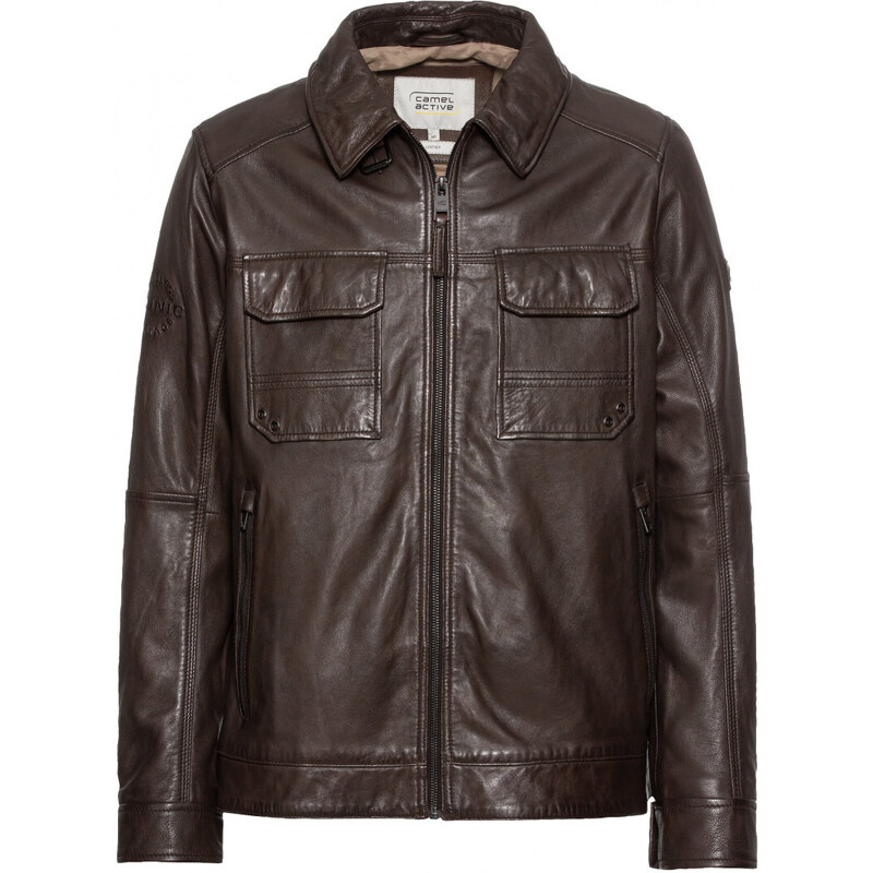 BUNDA CAMEL ACTIVE LEATHER BLOUSON 66467964