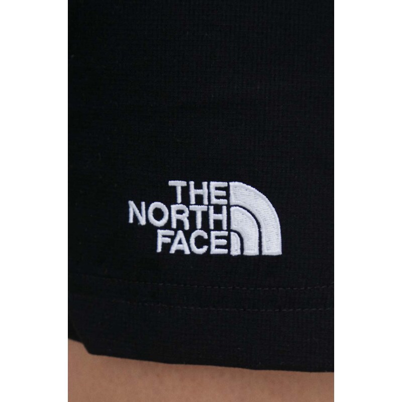 Turistické šortky The North Face Horizon čierna farba, jednofarebné, vysoký pás, NF0A8251JK31