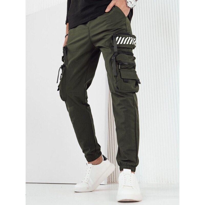 Dstreet Nadčasové zelené joggery 49453348