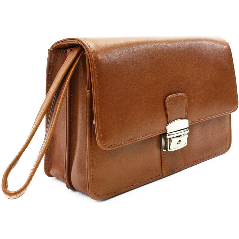 Arwel Svetlohnedá pánska kožená dokladová etue | svetlohnedá 611-2411 66101602