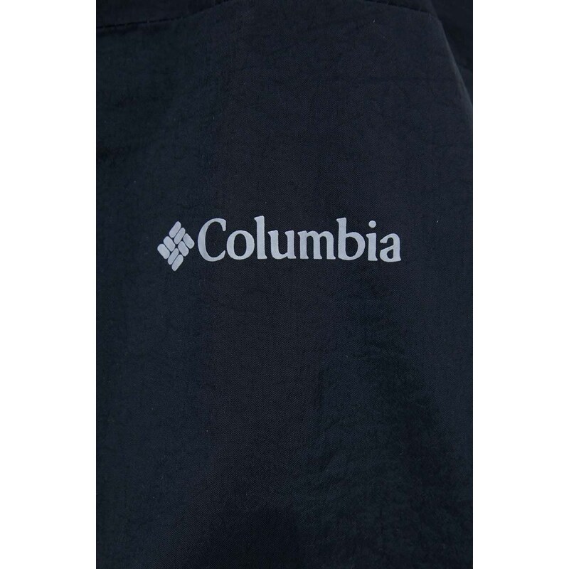 Nepremokavá bunda Columbia Splash Side dámska, čierna farba, prechodná, 1931651