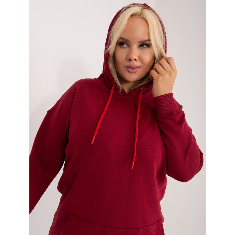 BASIC Feel Good Sweatshirt-RV-BL-6338.19X-burgundy 64682380