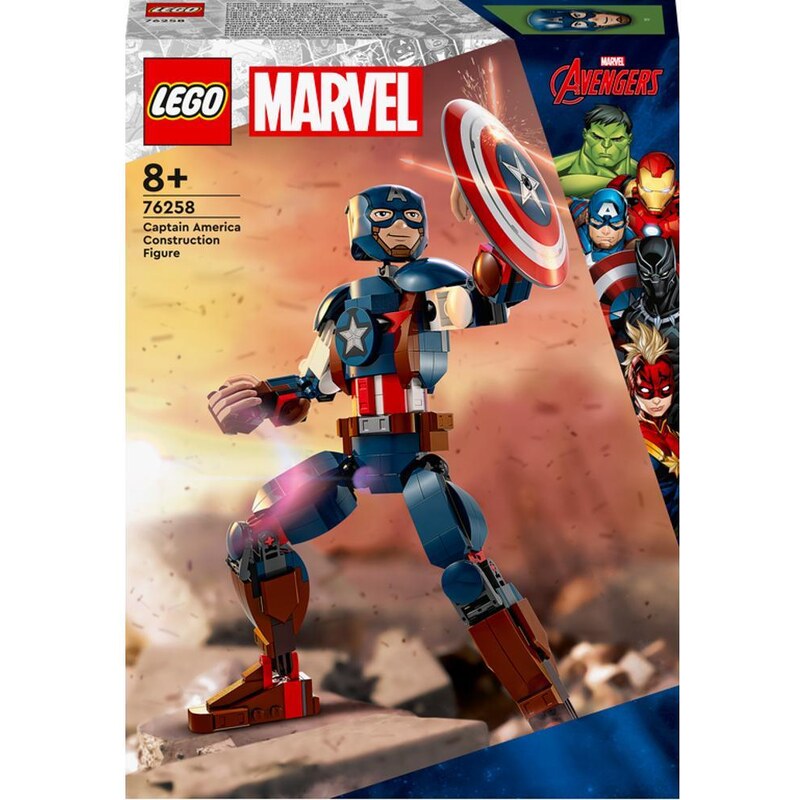 Zostavit. figúrka: Captain America LEGO