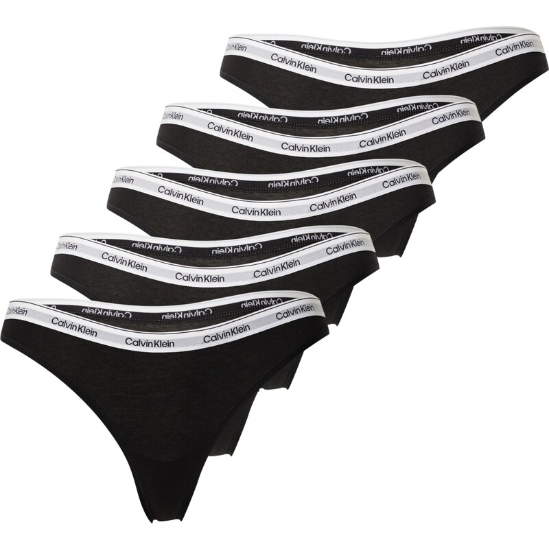 Calvin Klein Underwear Tangá svetlosivá / čierna / biela
