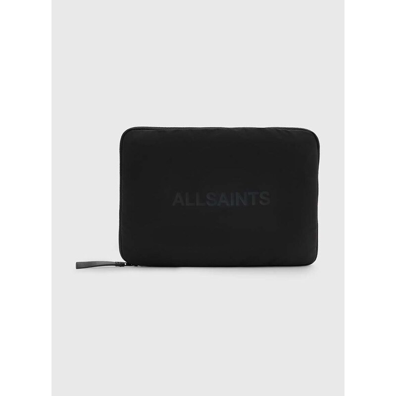 Obal na notebook AllSaints SAFF čierna farba