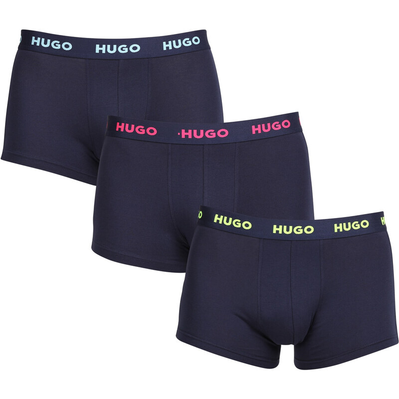 3PACK pánske boxerky HUGO viacfarebné (50469766 414) 49657209