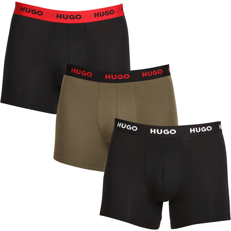 3PACK pánske boxerky HUGO viacfarebné (50503079 972) 49657211