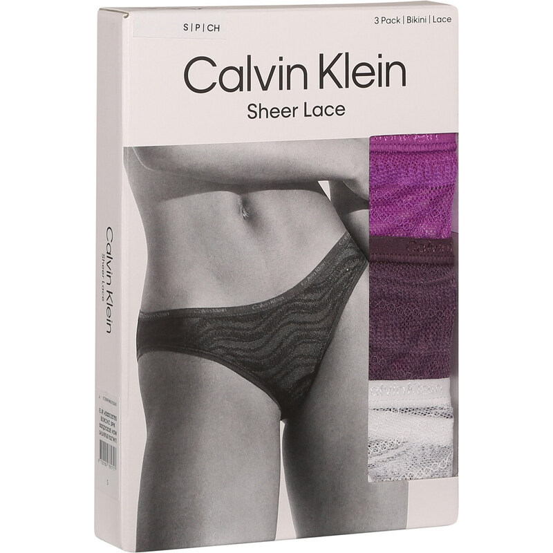 3PACK dámske nohavičky Calvin Klein viacfarebné (QD5203E-NOW)