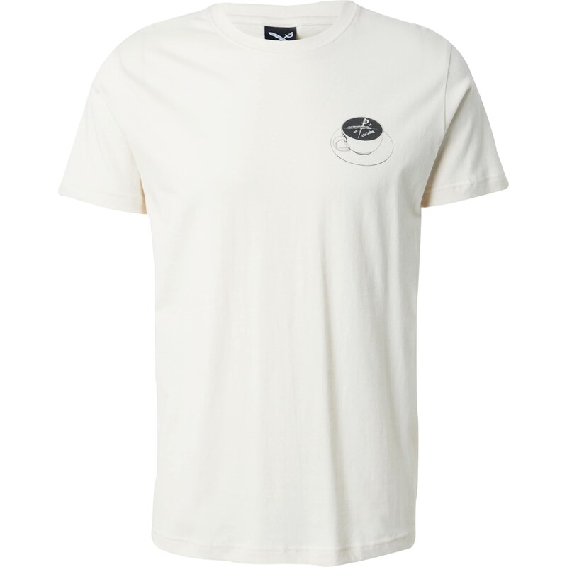 Iriedaily Tričko Slowpresso čierna / šedobiela 51142208