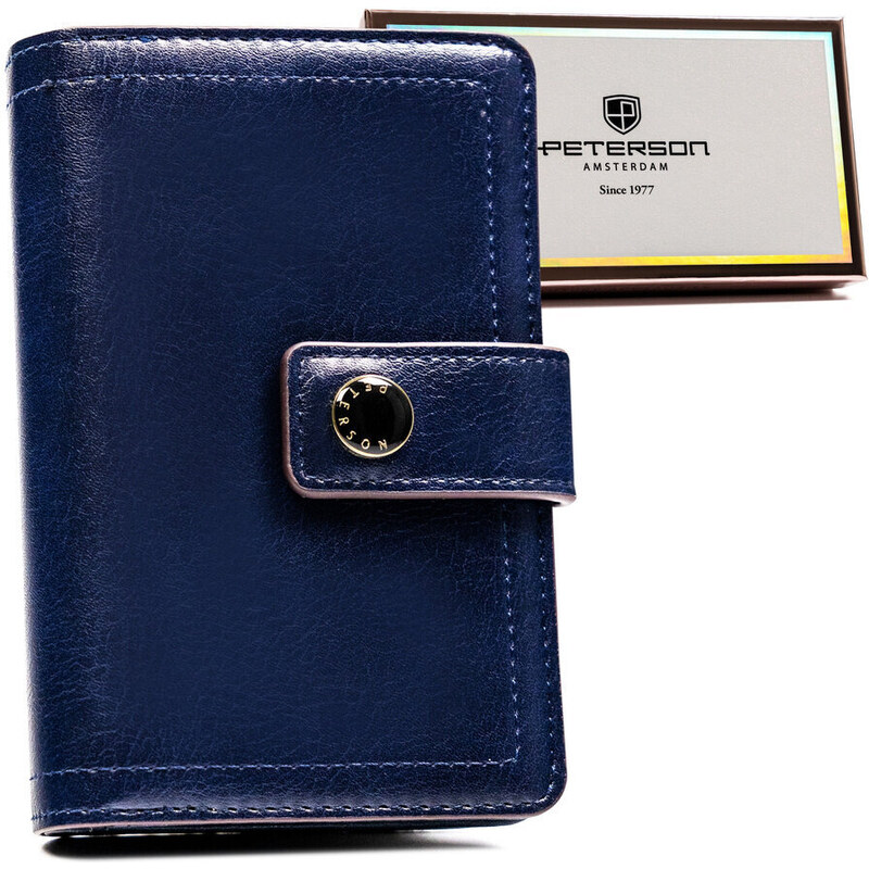 Klasická dámska peňaženka vyrobená z ekologickej kože — Peterson