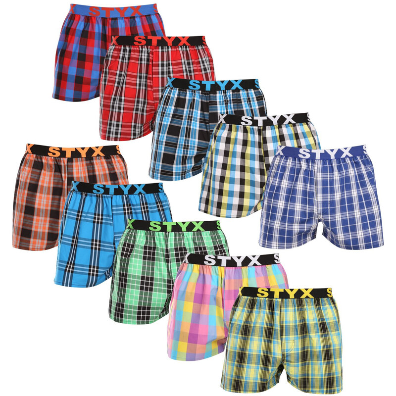 10PACK pánske trenky Styx športová guma (10B102130) 49691498