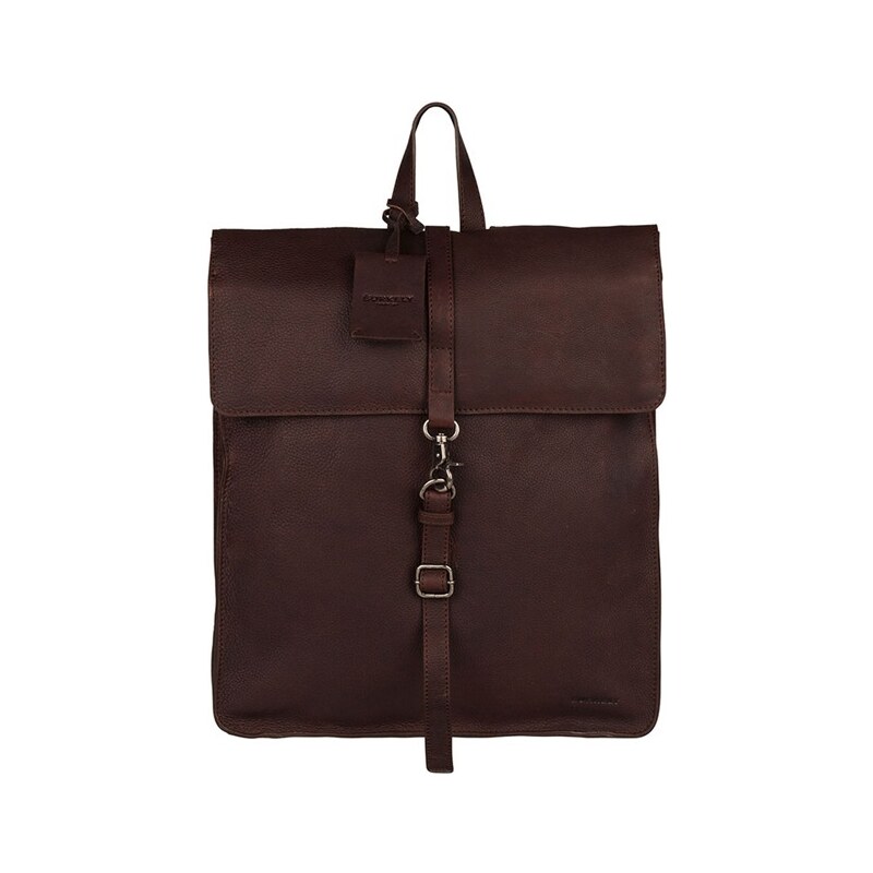 BURKELY Kožený batoh UNISEX Burkely Michelangelo hnedý 49693775