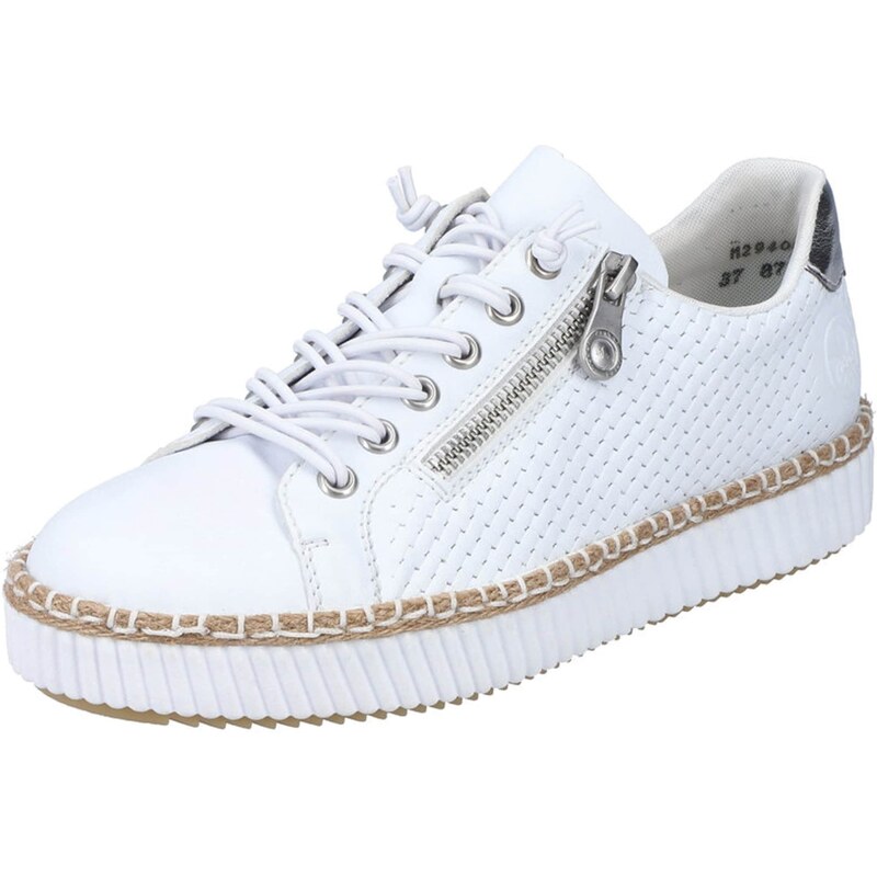 Rieker Nízke tenisky piesková / strieborná / biela 50086968