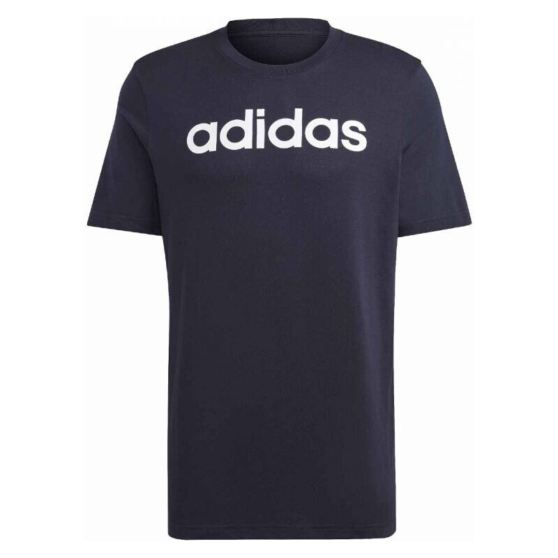 Tričko adidas Essentials Single Jersey s lineárnym vyšívaným logom M 49805736
