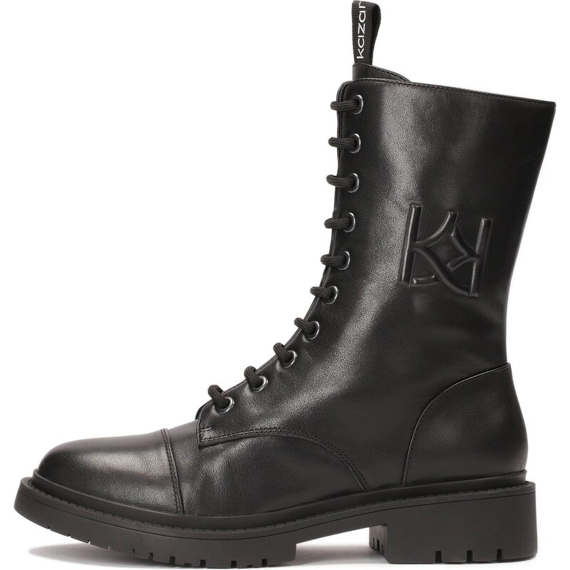 Kazar Šnurovacie čižmy čierna 57220935